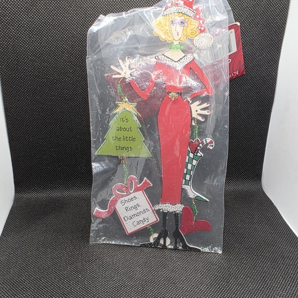 * 4 For $25* Kirklands Festive Fun Diva Christmas Ornament